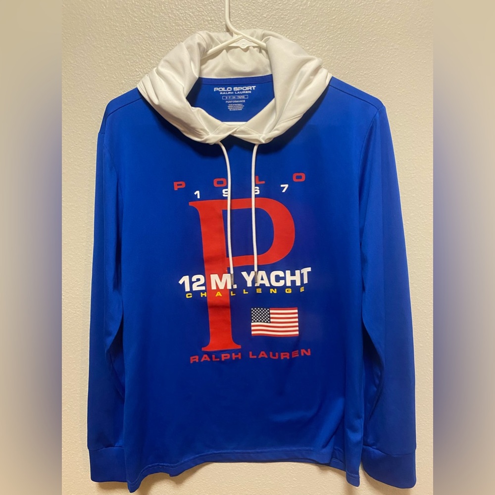 Ralph Lauren performance collection sweatshirt men's 12mm Yacht challenge